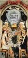 Banquete de Wall Street 1928 Diego Rivera